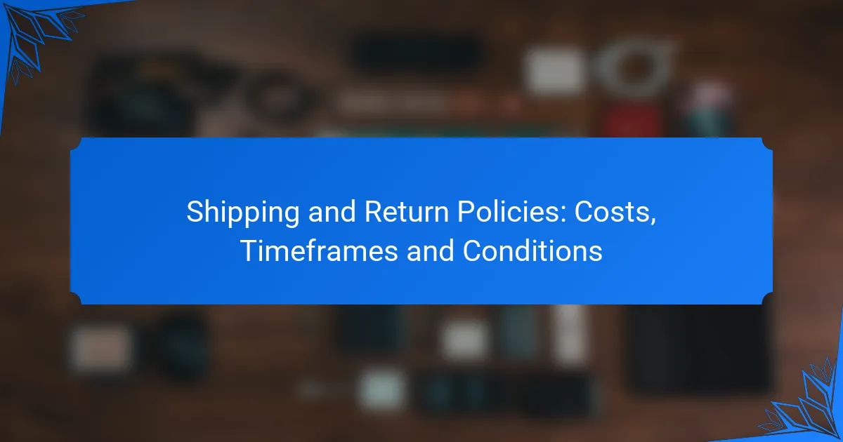 Політика доставки та повернення: вартість, терміни та умови